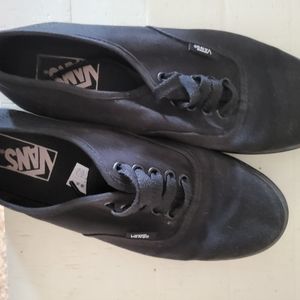 Black Vans Shoes Women's 8 Men's 6.5